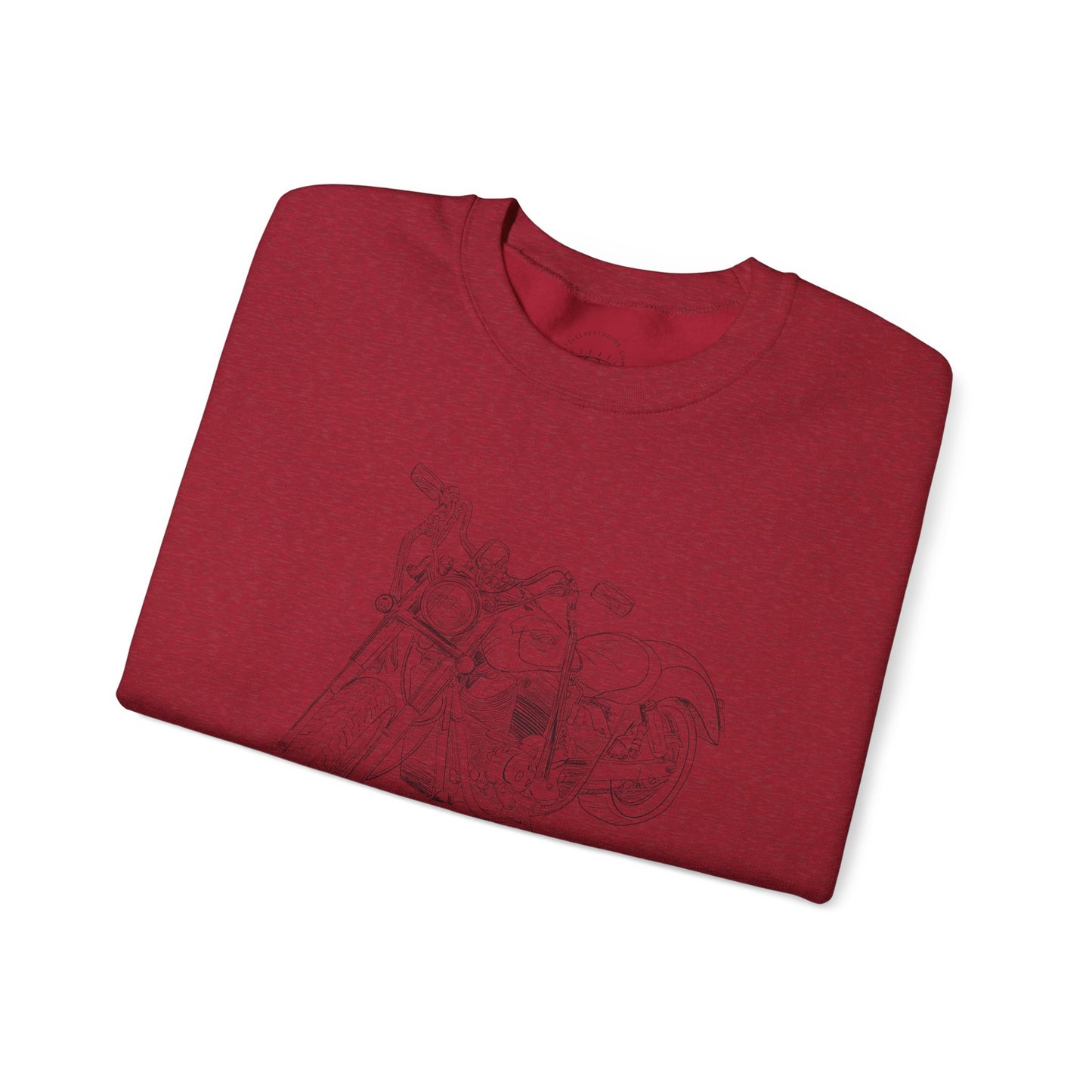 Motorcycle Drawing Sweatshirt