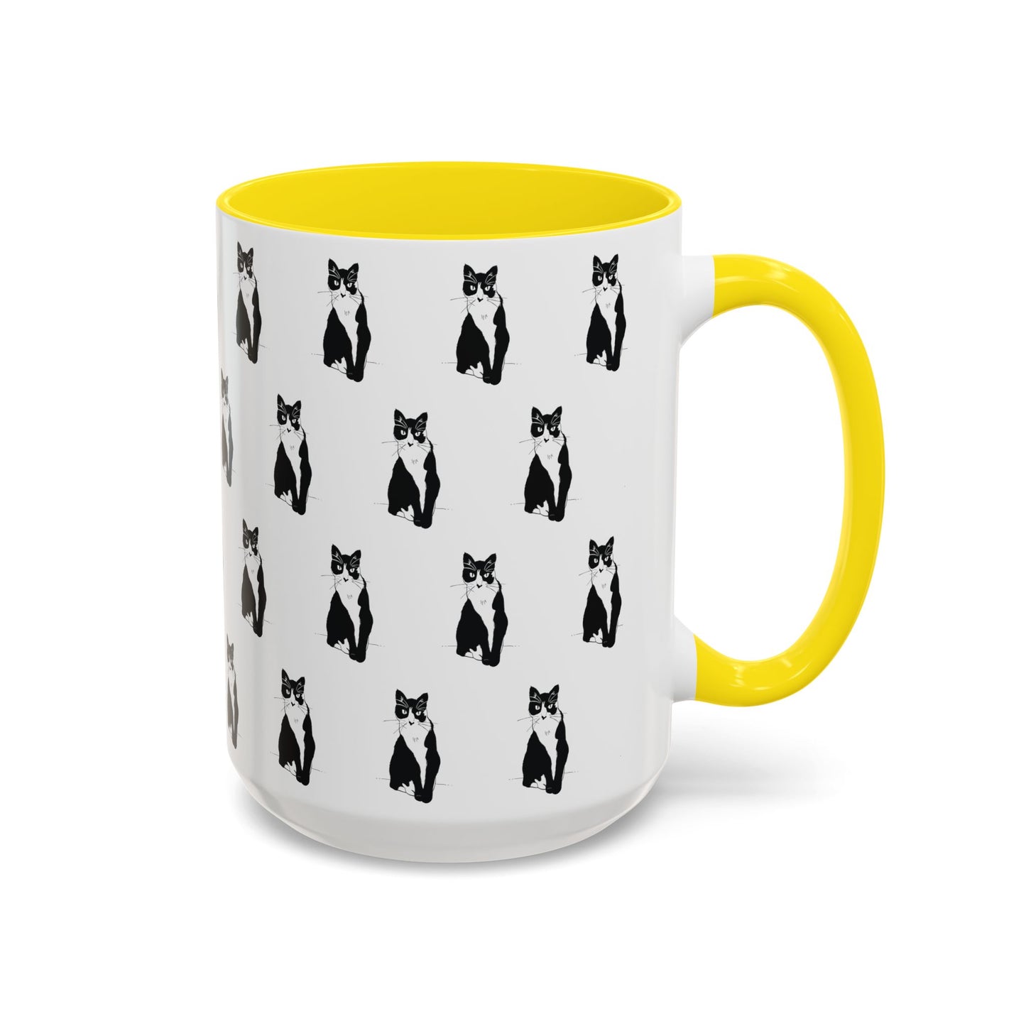 Herd of Cats Accent Mug (Transparent Style Cat) - Cat Mug