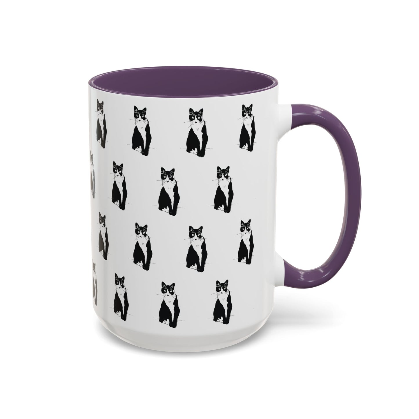 Herd of Cats Accent Mug (Transparent Style Cat) - Cat Mug