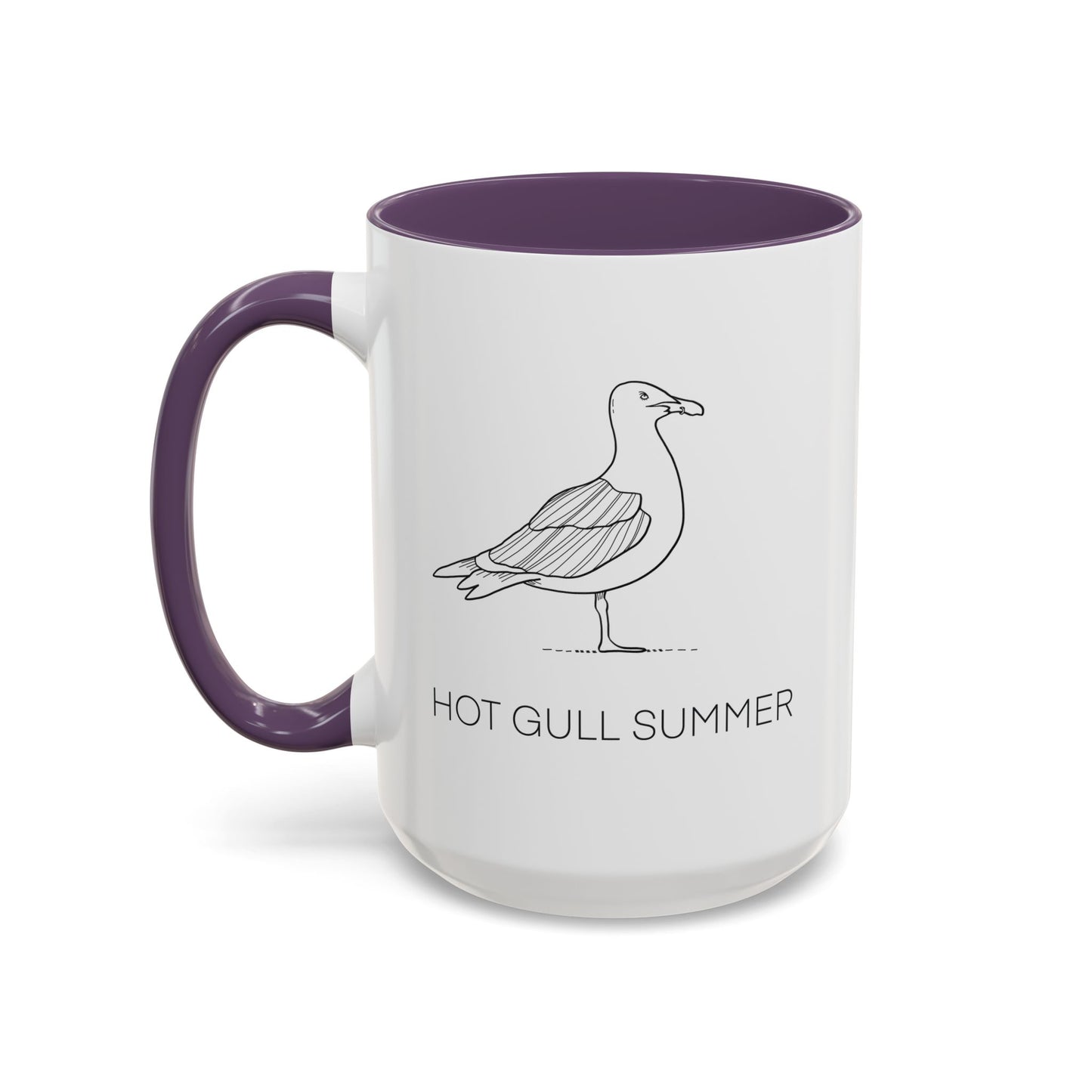 Hot Gull Summer Seagull Accent Mug