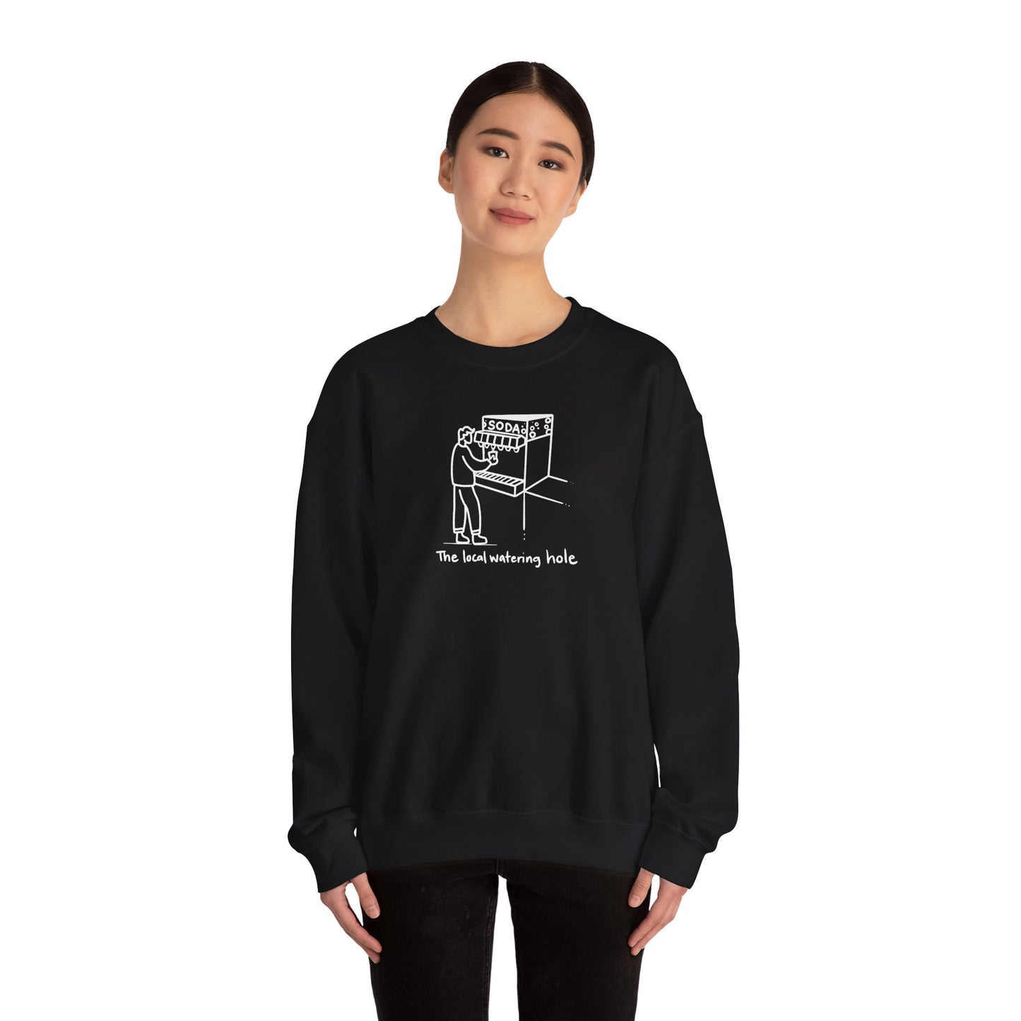Local Watering Hole Sweatshirt - The Local Watering Hole Drawing Sweatshirt