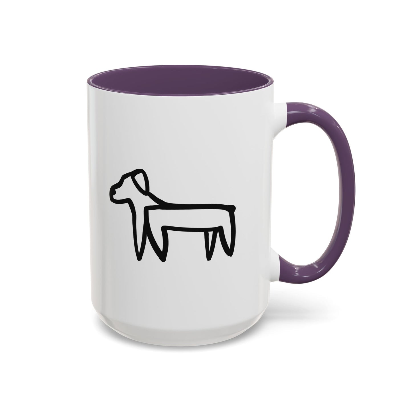 Double Dog Accent Mug