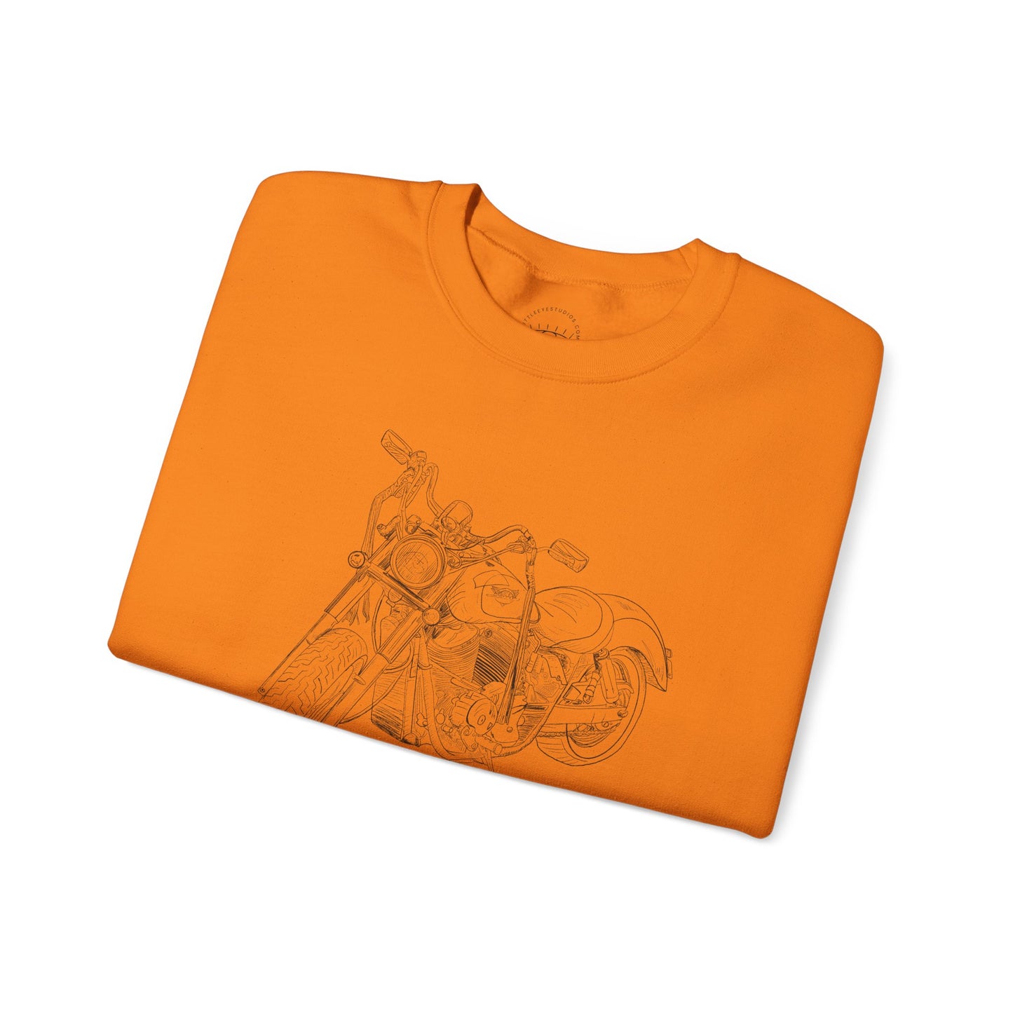 Motorcycle Drawing Sweatshirt