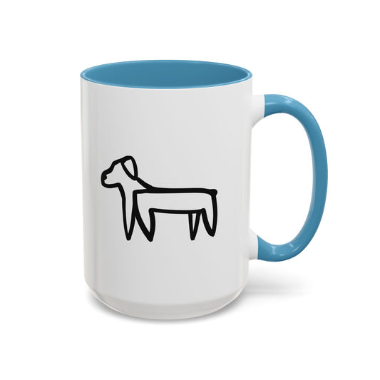 Double Dog Accent Mug