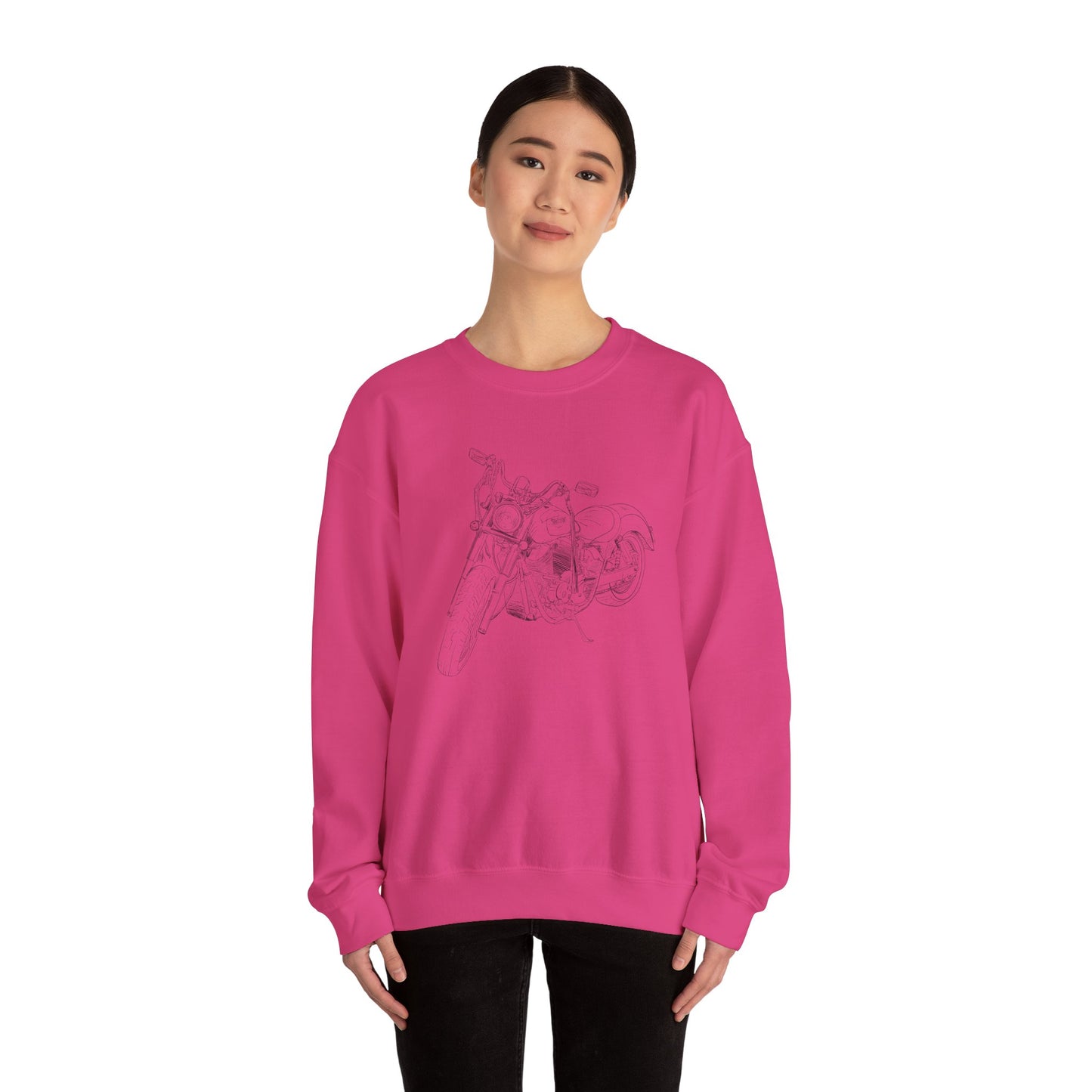 Motorcycle Drawing Sweatshirt