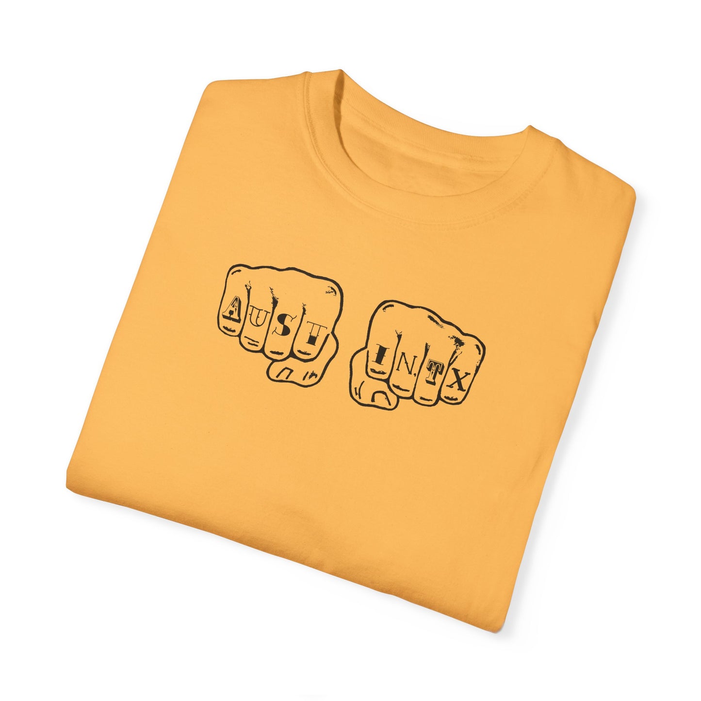 Austin Knuckle Tats - Tattooed Fists Tee
