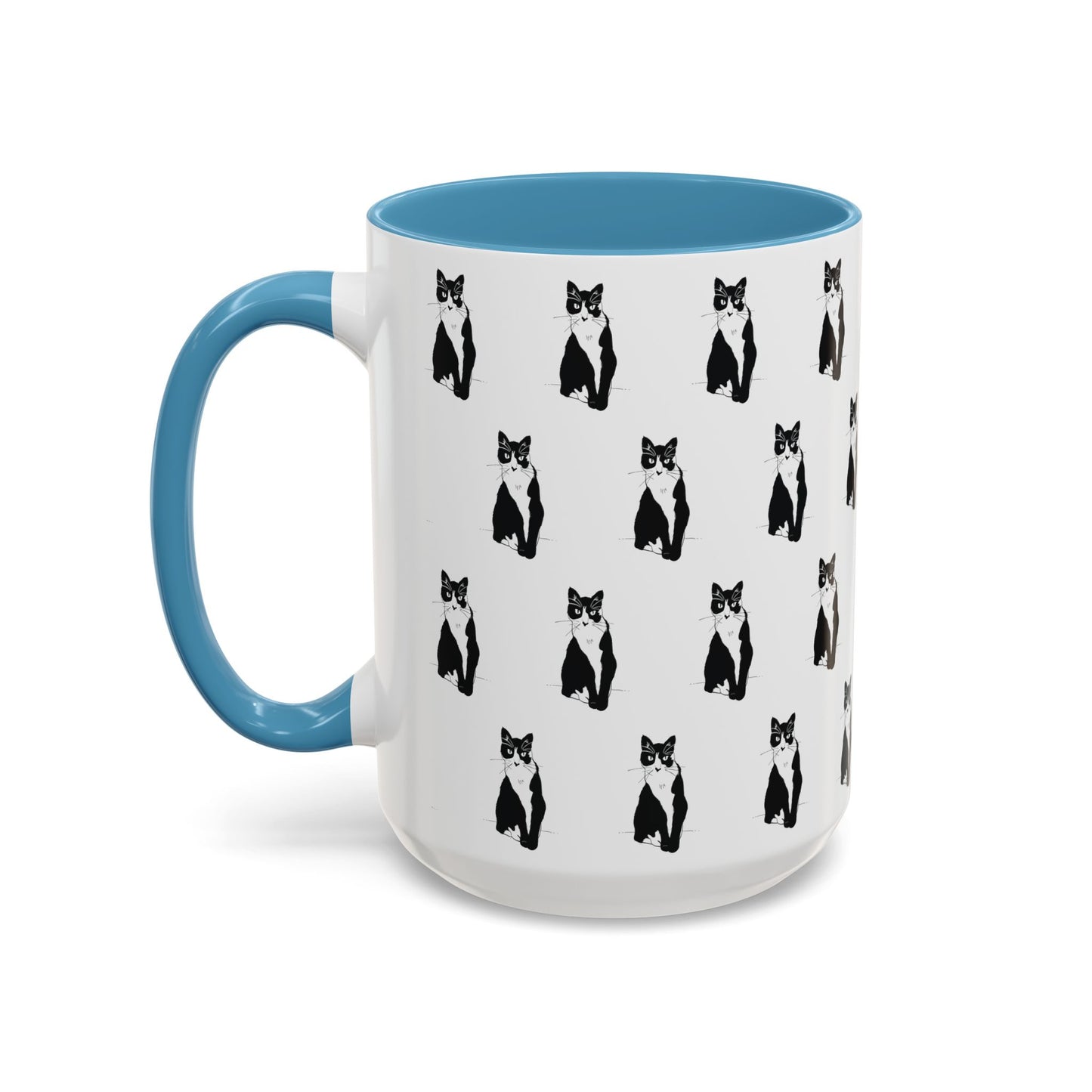 Herd of Cats Accent Mug (Transparent Style Cat) - Cat Mug