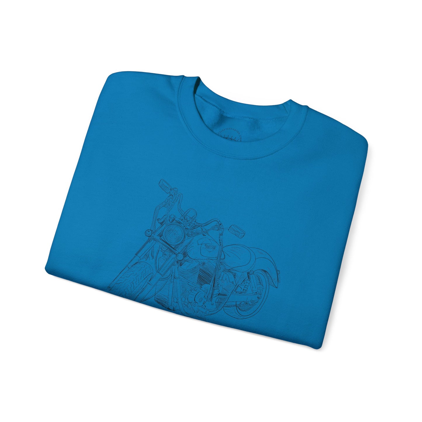 Motorcycle Drawing Sweatshirt