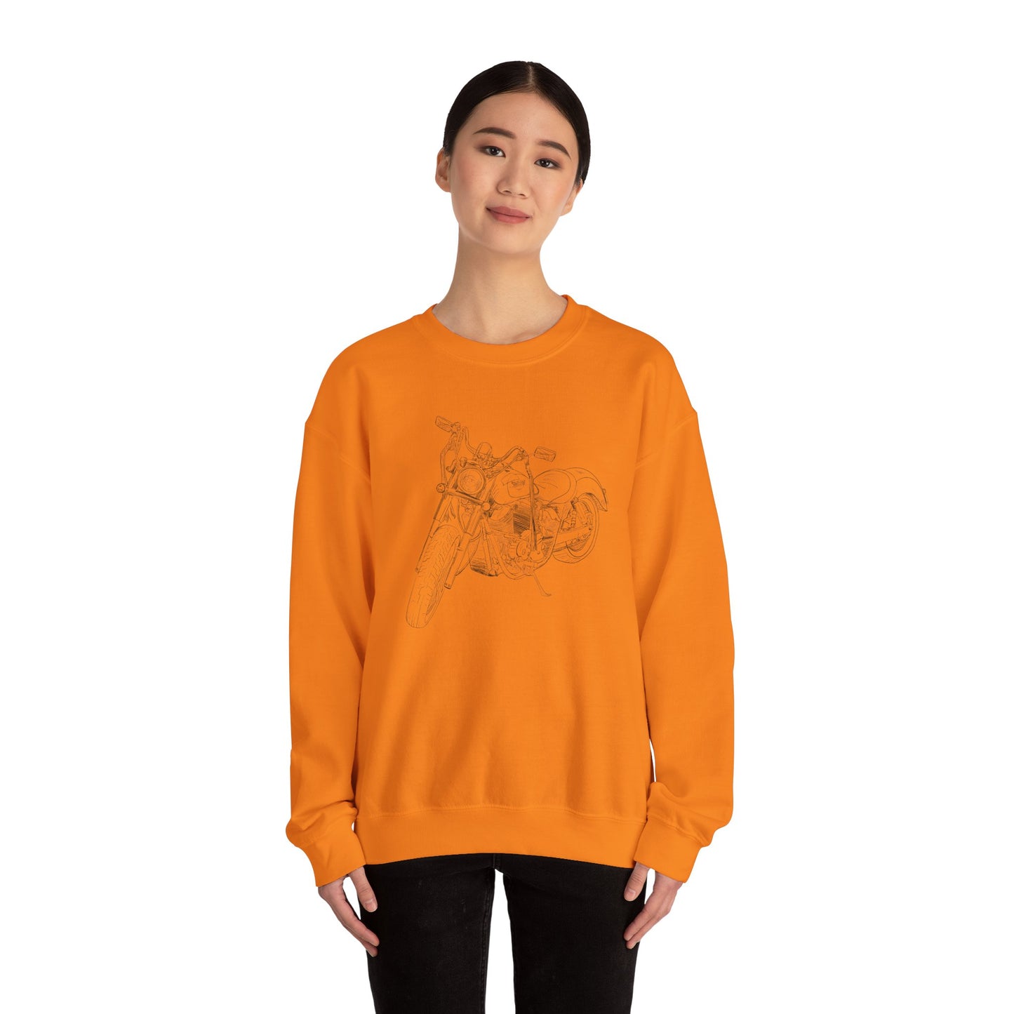 Motorcycle Drawing Sweatshirt