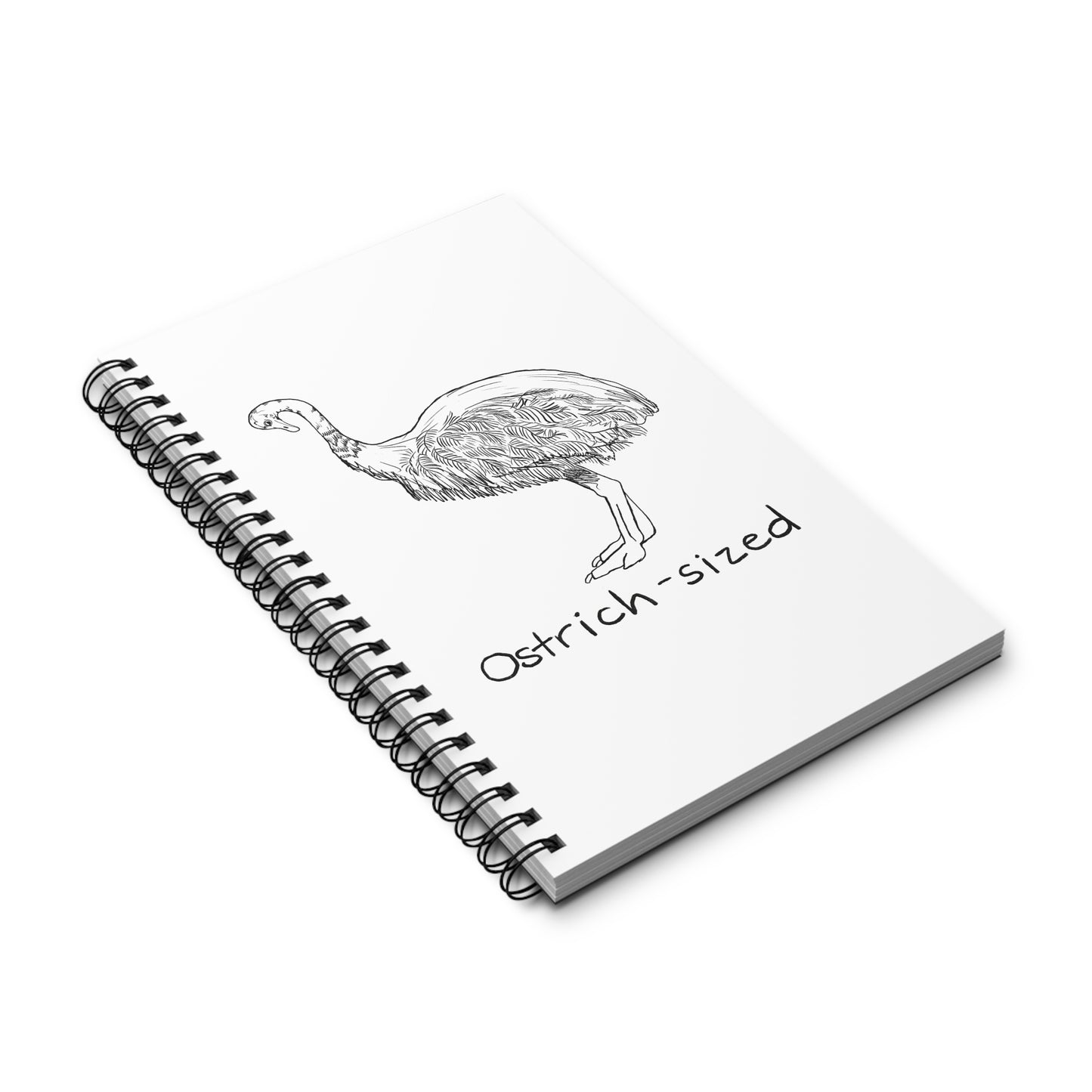 Ostrich-Sized Spiral Notebook