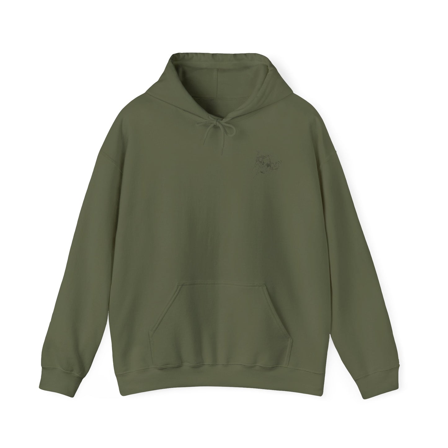 Ride Me Harley Motorcycle Drawing Hoodie Sweatshirt - Back Design