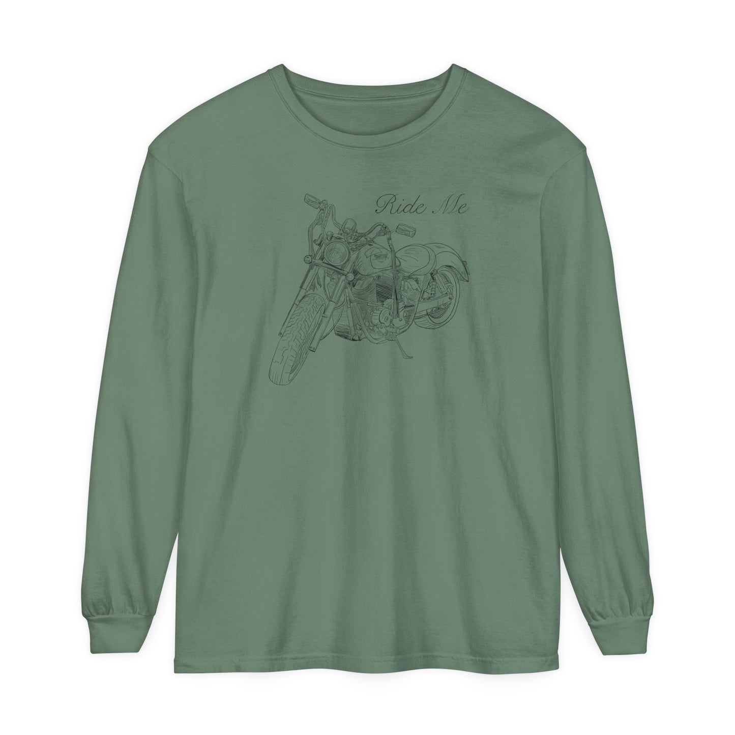 Ride Me Motorcycle Long Sleeve Tee