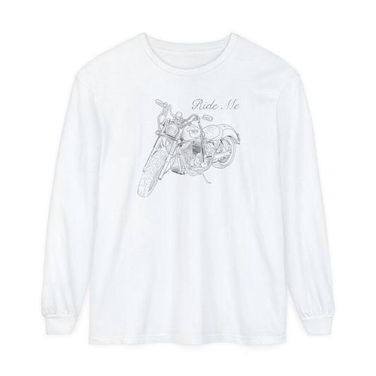 Ride Me Motorcycle Long Sleeve Tee