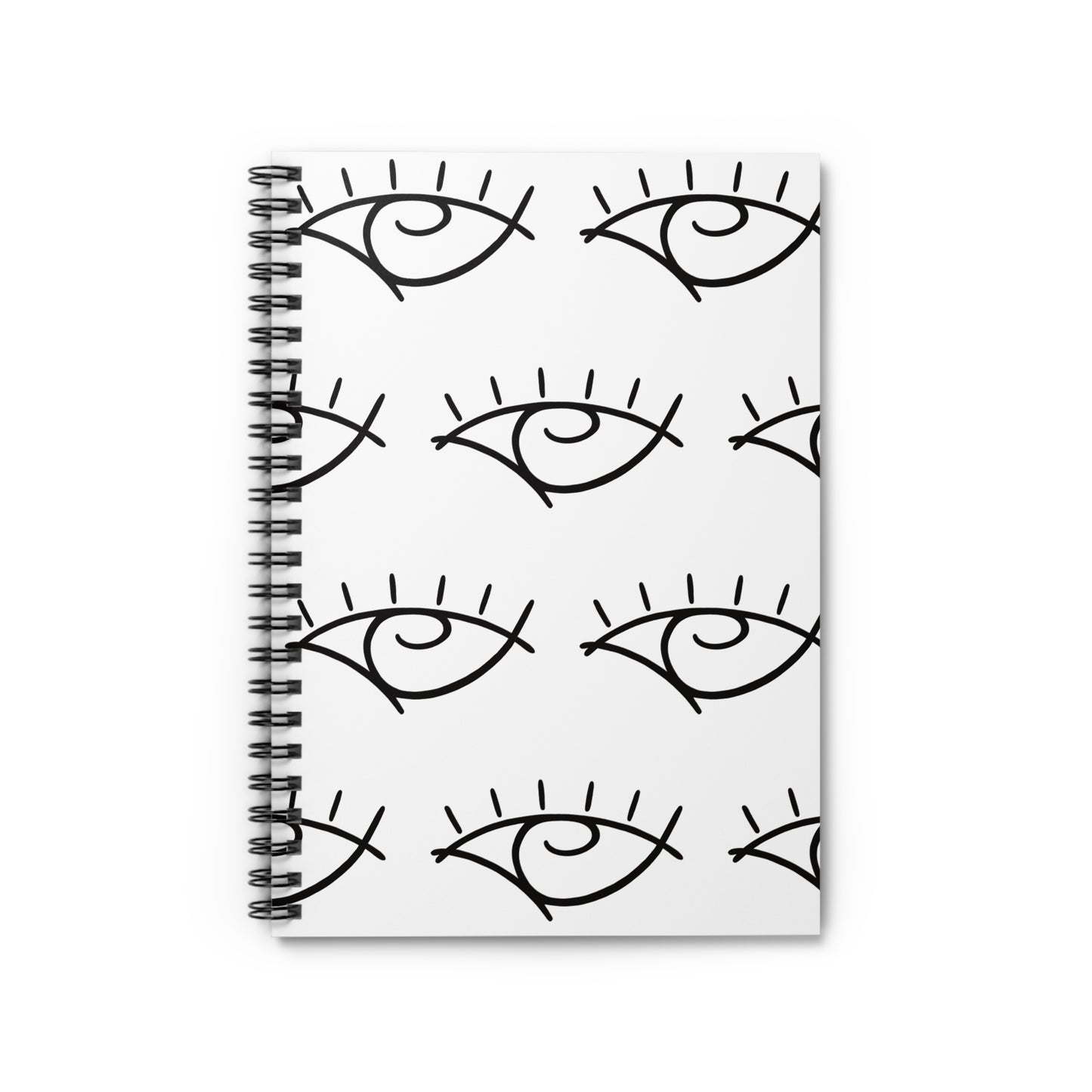 Seeing Eye Pattern Spiral Notebook